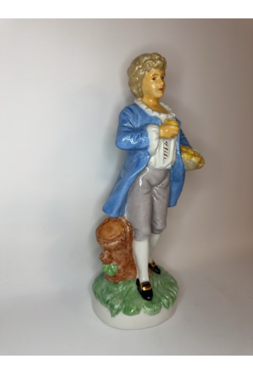 Porcelæn mand med frugter